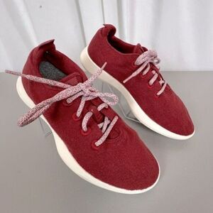 ALLBIRDS MENS SNEAKERS RED SIZE 9 MERINO WOOL